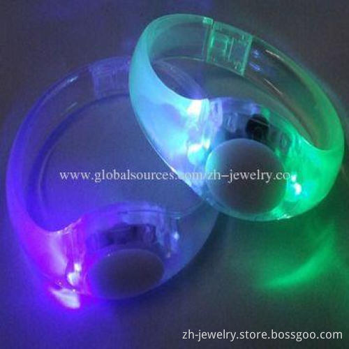 LED Bangle Bracelet Silicone, Suitable for Women